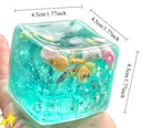 Blocos de Oceano Macios para Adultos, Bolas Antiestresse, Brinquedos Sensoriais para Autismo, Alívio de Estresse e Ansiedade, Brinquedos Fidget, Bolas de Água de Maltose