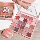 Paleta de sombra de olho com 25 cores, paleta leite com aveia, pó cintilante, lantejoulas de pérola, marrom alaranjado suave, sombra de olho acessível