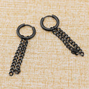 1 Par de Brincos Punk de Aço Inoxidável,  Joias de Piercing Ear Vintage Hip Hop