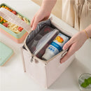 Bolsa Bento de um ombro Bolsa de lanche para estudante Bolsa de almoço Bolsa de trabalho Escritório Bolsa térmica para transportar almoço