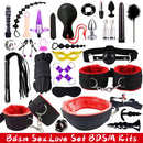 Kits BDSM Vibradores de bondage sexual Brinquedos sexuais para Casais Adultos 18 Algemas acessórios eróticos plugue anal Dildo Loja de Brinquedos Sexy