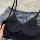 Sutiã Invisível Feminino em Algodão e Nylon Sem Aro Respirável Sem Costas