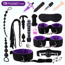 Kits BDSM Vibradores de bondage sexual Brinquedos sexuais para Casais Adultos 18 Algemas acessórios eróticos plugue anal Dildo Loja de Brinquedos Sexy
