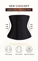 Cinta Modeladora Feminina para Corpo, Barriga Lisa, Faixa Preta Abdominal, Corset Modelador, Pós-Parto, Barriga Chapada, Cinta Pós-Parto