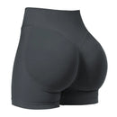 Shorts de verão femininos de cintura baixa, sem costura, shorts de academia, shorts de yoga, shorts de corrida e shorts de treino ciclismo de alta elasticidade