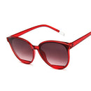 Óculos de Sol Feminino Moda Vintage Metal Espelhado Clássico UV400