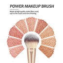 MAANGE Conjunto de 7 Pincéis de Maquiagem para Base, Pó, Corretivo, Blush, Pincel de Mistura com Cerdas Macias - Ferramentas de Beleza