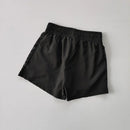 Shorts Feminino Cintura Alta Esporte Fitness 2 em 1 Secagem Rápida