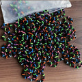 50/100 Peças de Elásticos de Cabelo para Crianças, Coloridos de Nylon