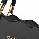 Yogodlns Bolsas Femininas Sacolas Grandes Bolsa de Ombro Quadrada de Couro PU com Pompom Transversal