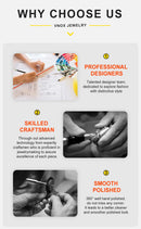 Conjunto de Pulseiras Vnox Love com Corrente, Pedras de Zircônio Redondas, Conjunto de Jóias em Aço Inoxidável PVD para Mulheres