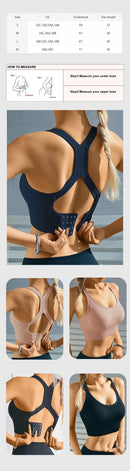 Top Esportivo Sem Costura Confortável & Respirável com Push Up@W4