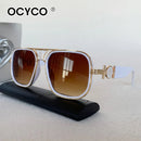 Óculos de Sol Quadrados Vintage de Moda Unissex  Marca de Luxo Proteção UV400