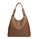 Bolsa Hobo com Alça Superior de Couro para Mulheres, Bolsas Femininas de Lazer, Bolsas de Ombro, Carteiras da Moda, Bolsas Vintage, Bolsa Tote de Grande Capacidade