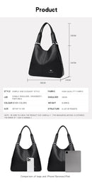 Bolsa Hobo com Alça Superior de Couro para Mulheres, Bolsas Femininas de Lazer, Bolsas de Ombro, Carteiras da Moda, Bolsas Vintage, Bolsa Tote de Grande Capacidade