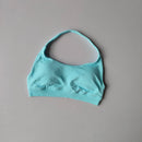 Top Esportivo Feminino Sem Costura , Suporte Alto, Push-up, Costas Abertas, Roupas de Academia, Fitness, Yoga, Treino, Lingerie