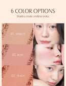 Paleta de Blush Mineral Suave 6 Cores Matte Pó de Longa Duração Sombra Natural para Contorno das Bochechas Make de Beleza