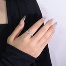 Anel de Guitarra com Nota Musical Joias Design Exclusivo Anéis Ajustáveis para Indicador Feminino Anel de Declaração