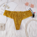 Calcinha Fio Dental Sexy Feminina Renda Lingerie Íntima Tanga T-back Calcinha Soft Projetada Tangas