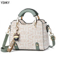 Bolsa de ombro de marca , bolsa de grife de luxo feminina, bolsas de couro com monograma impresso