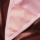 Calcinha Fio Dental Feminina de Cetim Sexy Sem Costura, Laço, Cintura Baixa, Fio Dental Único, Fundo de Algodão, Tanga T Back M-2XL