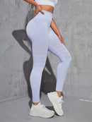 Calças Esportivas com Linhas Sexy Levantando Glúteos, Calças Justas Esportivas, Calças Fitness Femininas de Cintura Alta, Calças Elásticas