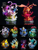 Figura de Anime Pokémon Vulpix Versão de Cenas Brinquedos Figurinha PVC Modelo Coleção Bonecos caixa surpresa caixa misteriosa presente