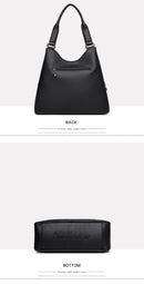 Bolsa Hobo com Alça Superior de Couro para Mulheres, Bolsas Femininas de Lazer, Bolsas de Ombro, Carteiras da Moda, Bolsas Vintage, Bolsa Tote de Grande Capacidade