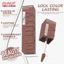 Batom gloss em tubo quadrado, 8 cores, aveludado mate, suave, fácil de aplicar, à prova d'água, volumizador tridimensional