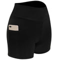 Shorts Feminino Esportivas Base Alta Elasticidade Tamanho Plus Calças de Fitness