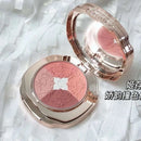 Paleta de Blush Facial 5 Cores Pó Mineral Matte Blush Brilhante e Fosco para Bochechas e Sombra de Olhos