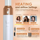 Conjunto 5 em 1 de Secador de Cabelo, Pente Quente, Chapinha Profissional, Modelagem, Secador de Cabelo Profissional e Uso Doméstico