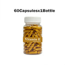 Cápsulas de Sérum de Vitamina E, Cápsulas de Essência de Uso Único, Hidratante e Umidificante para a Pele Facial 90 Cápsulas/Garrafa - 1 Garrafa