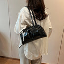 Bolsa de Laço Elegante Edição Coreana Nova Bolsa Simples e Casual de Ombro Versátil na Moda