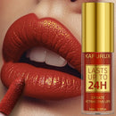 14 Cores Brilho Glitter Metálico Gloss Labial Brilhante de Longa Duração Batom Líquido à Prova d'Água Maquiagem Óleo Labial Tinta Labial