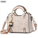 Bolsa de ombro de marca , bolsa de grife de luxo feminina, bolsas de couro com monograma impresso