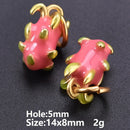 6/16 Peças Estilos Mistos Frutas Banana Morango Melancia Vegetais Repolho Cogumelo Cenoura Pingente Para Fazer Joias