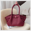 Bolsa Tote Fashion de Grande Capacidade  Versátil, de Alta Qualidade, Bolsa de Ombro Feminina, Tendência para Viagem e Uso Diário