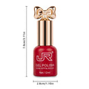 Conjunto de esmaltes em gel de 12ml Incluindo Kit de Esmaltes em Gel Vermelho, Rosa e Nude UV LED Removível para Casa DIY com Base e Top Coat