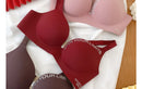 Sutiã Sem Costura Feminino Impressão Lingerie Push Up Sem Aros Reunindo Brassiere