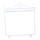 Suporte de Exposição para Joias de Metal com 20 Ganchos, Organizador de Colares, Tornozeleiras e Brincos para Bancadas