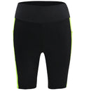 Shorts Feminino Esportivas Base Alta Elasticidade Tamanho Plus Calças de Fitness