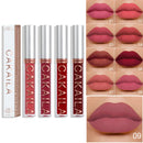 18 Cores de Batom Líquido Fosco Atacado Barato Maquiagem Cor de Lábios Batom Duradouro Vermelho Sexy Rosa Nude Gloss Labial em Lote