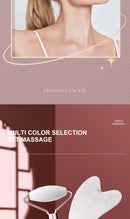 Rolo para Rosto, Pescoço e Olhos, Instrumento de Massagem Facial de Resina, Prancha de Raspar para Cuidados com a Saúde