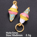 6/16 Peças Estilos Mistos Frutas Banana Morango Melancia Vegetais Repolho Cogumelo Cenoura Pingente Para Fazer Joias