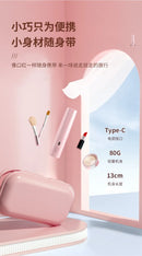 Prancha de Cabelo Portátil Mini Modelador, Alisamento e Estilização em Cerâmica Uso Duplo para Enrolar e Alisar