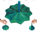 Estrela Sensory Antiestresse 3D Impressa, Alças de Fácil Pegada, Girador de Hexágono em Espiral para Estresse (Vermelho e Azul, 11,78 cm)