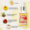 kit de Brilho Corporal e Óleo Corporal Vários sabores Não oleoso Hidratante e umectante Loção Corporal Massagem