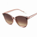 Óculos de Sol Feminino Moda Vintage Metal Espelhado Clássico UV400