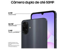 Smartphone Samsung A07 128GB Preto 4GB RAM Tela 6,7" Câmera Dupla + Selfie 8MP